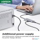 UGREEN 4 Port USB 3.0  Hub With USB-C Power Supply (6M)