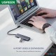 UGREEN 4 Port USB 3.0  Hub With USB-C Power Supply (6M)