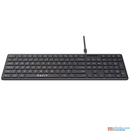 Havit PC series-USB keyboard English layout (6M)