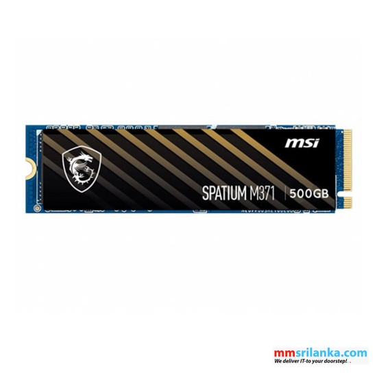 MSI SPATIUM M371 500GB NVMe M.2 SOLID STATE DRIVE (3Y)