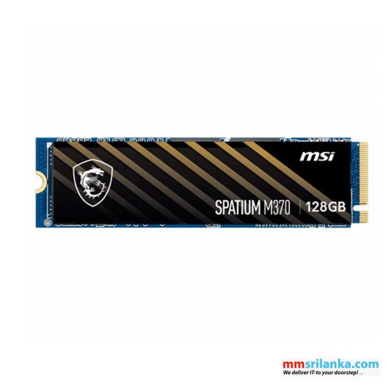 MSI SPATIUM M370 128GB NVMe M.2 SOLID STATE DRIVE