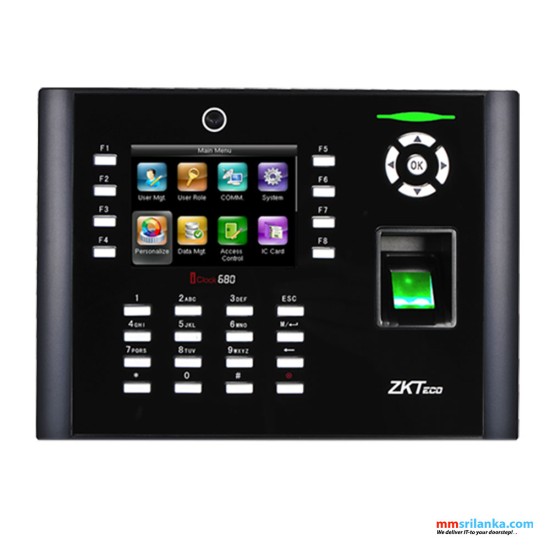 ZKTeco Iclock 680 Fingerprint Time & Attendance and Access Control Terminal