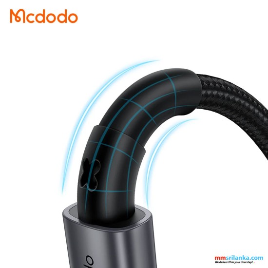 MCDODO TYPE-C TO TYPE-C 65W 1.5M FAST CHARGING CABLE BLACK-(6M)