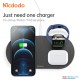 MCDODO 3 IN 1 MAGNETIC WIRELESS CHARGER PRO 15W (MOBILE/TWS/APPLE WATCH) BLACK-(6M)