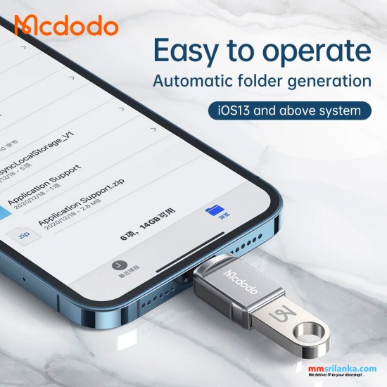 MCDODO LIGHTNING TO USB 3.0 CONVERTOR ADAPTER-(6M)