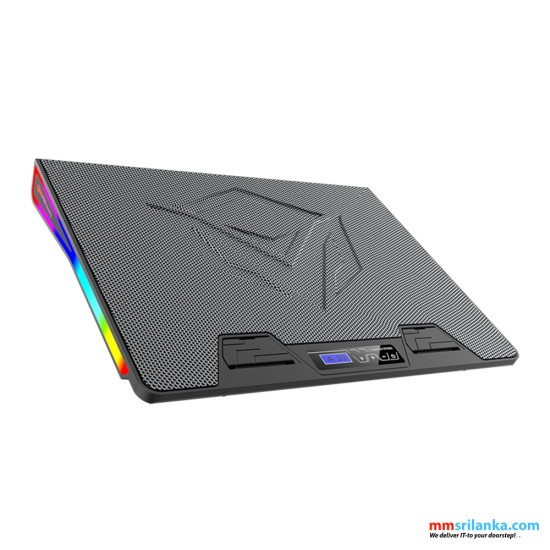 MEETION CP5050 RGB GAMING COOLING PAD-(6M)