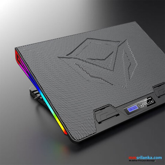 MEETION CP5050 RGB GAMING COOLING PAD-(6M)