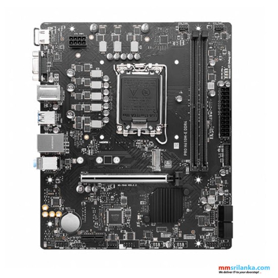  MSI PRO H610M E DDR4 MOTHERBOARD