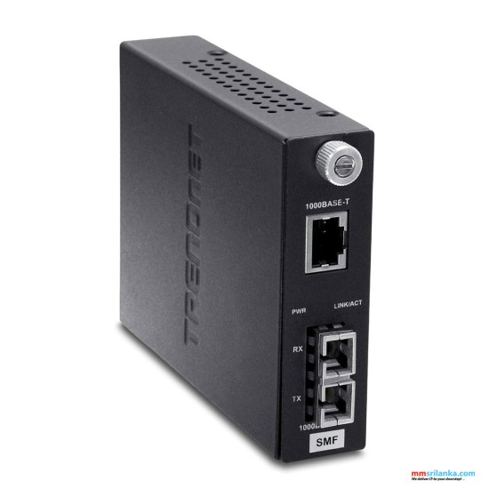 Trendnet Intelligent 1000Base-T to 1000Base-FX Single Mode SC Fiber Converter-(2Y)