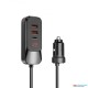 WIWU 120W EXTEND CAR CHARGER BLACK (6M)