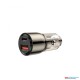 WIWU 95W GEEK CAR CHARGER CLEAR BLACK (6M)