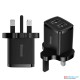 Baseus 10.5w Dual Usb UK Pin Adapter 