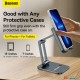 Baseus Desktop Biaxial Foldable Metal Stand (for Phones) Grey