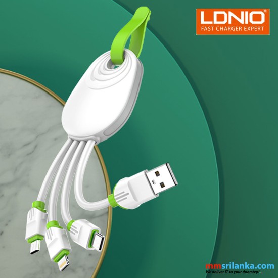 LDNIO LC95 3IN 1 FAST CHARGING CABLE (6M)