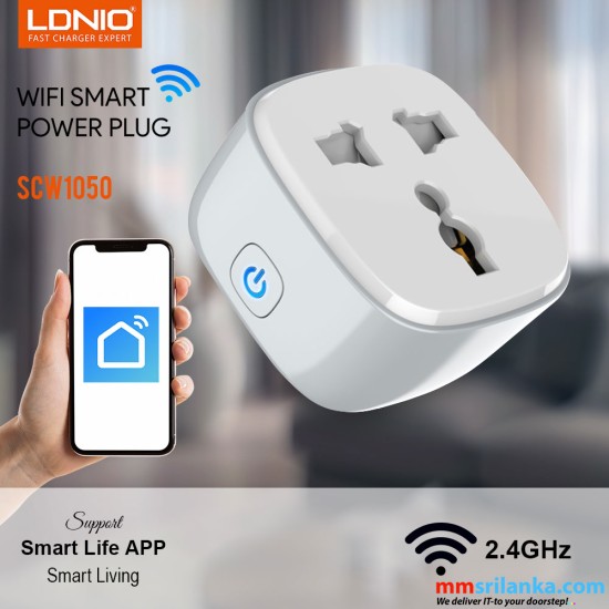 LDNIO SCW1050 WiFi Smart Universal Power Plug (6M)