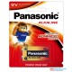 Panasonic 9-volt alkaline battery