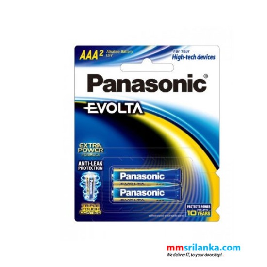 Panasonic Evolta AAA Batteries 1.5V, 2 batteries in one Pack