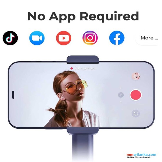 OBSBOT Me AI-Powered Tracking Tripod, AI Tracking Auto Frame & Gesture Control, 120° Wide Angle, No App Required, Auto Face Tracking Phone Holder for Selfie Vlog Skype & Face Time Calls