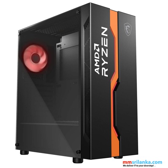 MSI MAG Vampiric 011c Mid-Tower RGB AMD Special Edition Gaming Case