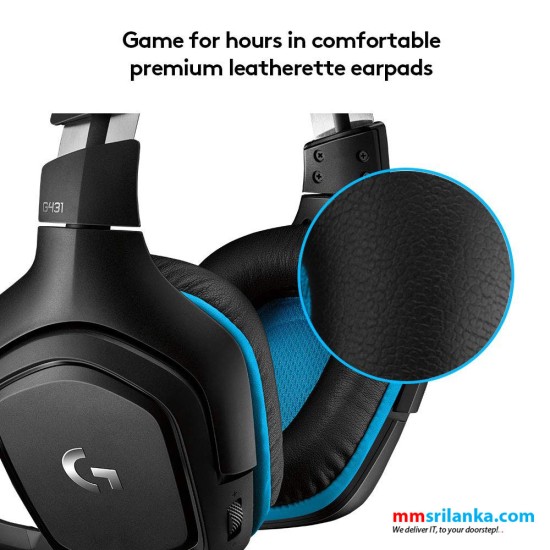 Logitech G431 7.1 Surround Sound Gaming Headset