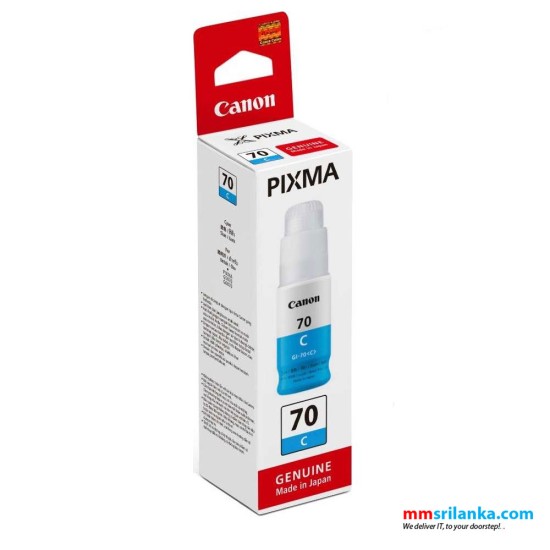 Canon GI-70 Cyan Ink Bottle G5070 / G6070 / G7070