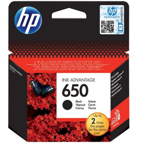 HP 650 Black Cartridge