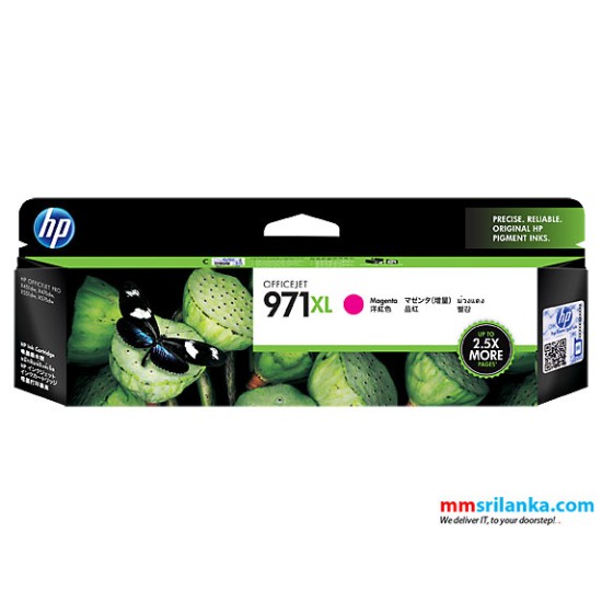 HP 971XL High Yield Magenta Original Ink Cartridge for X451/ X476/ X551/ X576