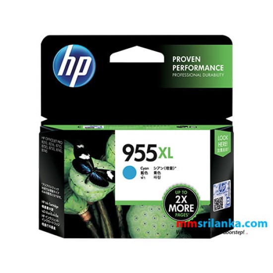 HP 955XL High Yield Cyan Original Ink Cartridge for 7740