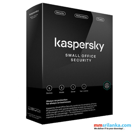 Kaspersky Small Office Security (5 Devices, 1 Server, 5 Mobiles)