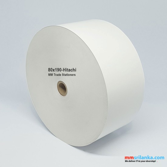 ATM Receipt Paper Rolls 80x190 - Hitachi