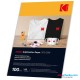 Kodak Sublimation Transfer Paper A4 (210X297mm) 100 GSM for T-Shirt, Mugs & Banners - 100 Sheets Pack