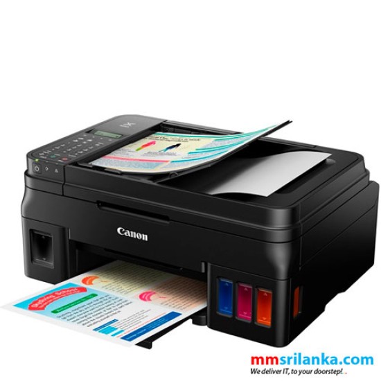 Canon Pixma G4010 All in One Ink Tank System Printer (Print/Scan/Copy/Fax/WiFi) (1Y)