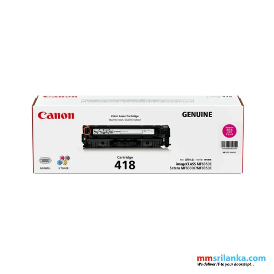 Canon 418 Magenta Toner Cartridge