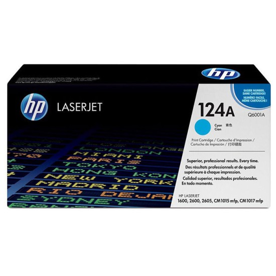 HP 124A Cyan Toner Cartridge for 2600/2600n