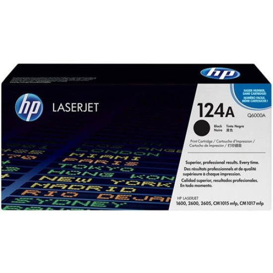 HP 124A Black Toner Cartridge