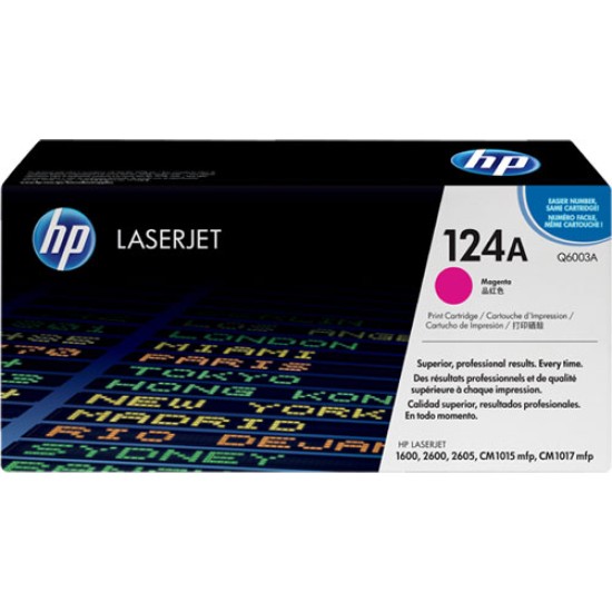 HP 124A Magenta Toner Cartridge for 2600/2600n