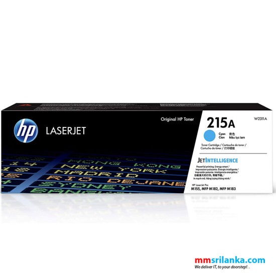 HP 215A Cyan Original LaserJet Toner Cartridge for M115a/M183FW