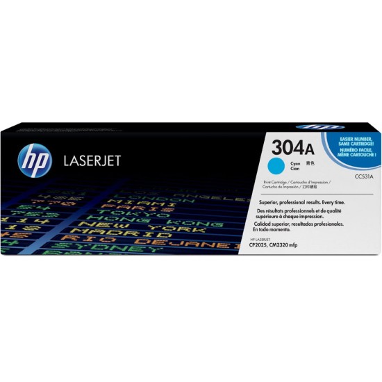 HP 304A Cyan Toner Cartridge for CP2025 / CM2320nf