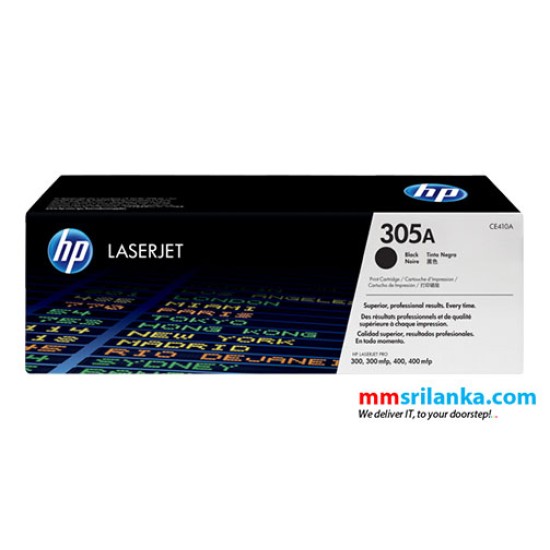 HP 305A Black Original LaserJet Toner Cartridge