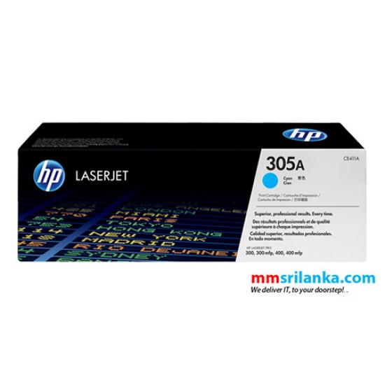 HP 305A Cyan Original LaserJet Toner Cartridge