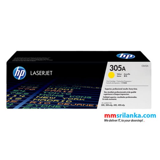 HP 305A Yellow Original LaserJet Toner Cartridge