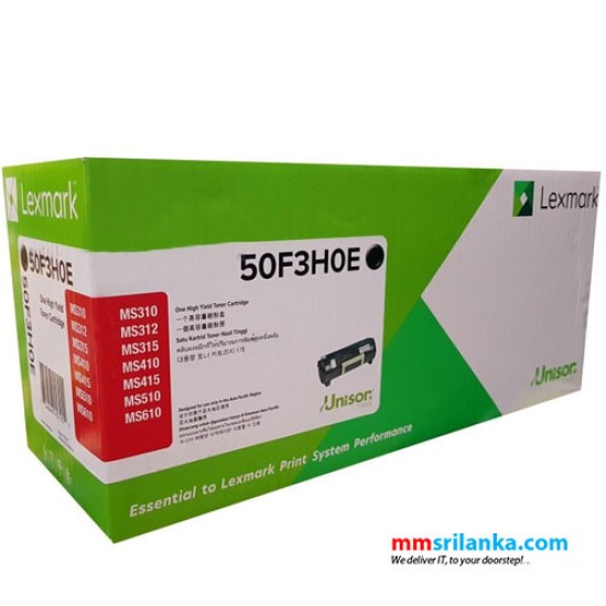 Lexmark 503HE High Capacity Toner Cartridge for Lexmark MS310/MS312/MS410/MS510